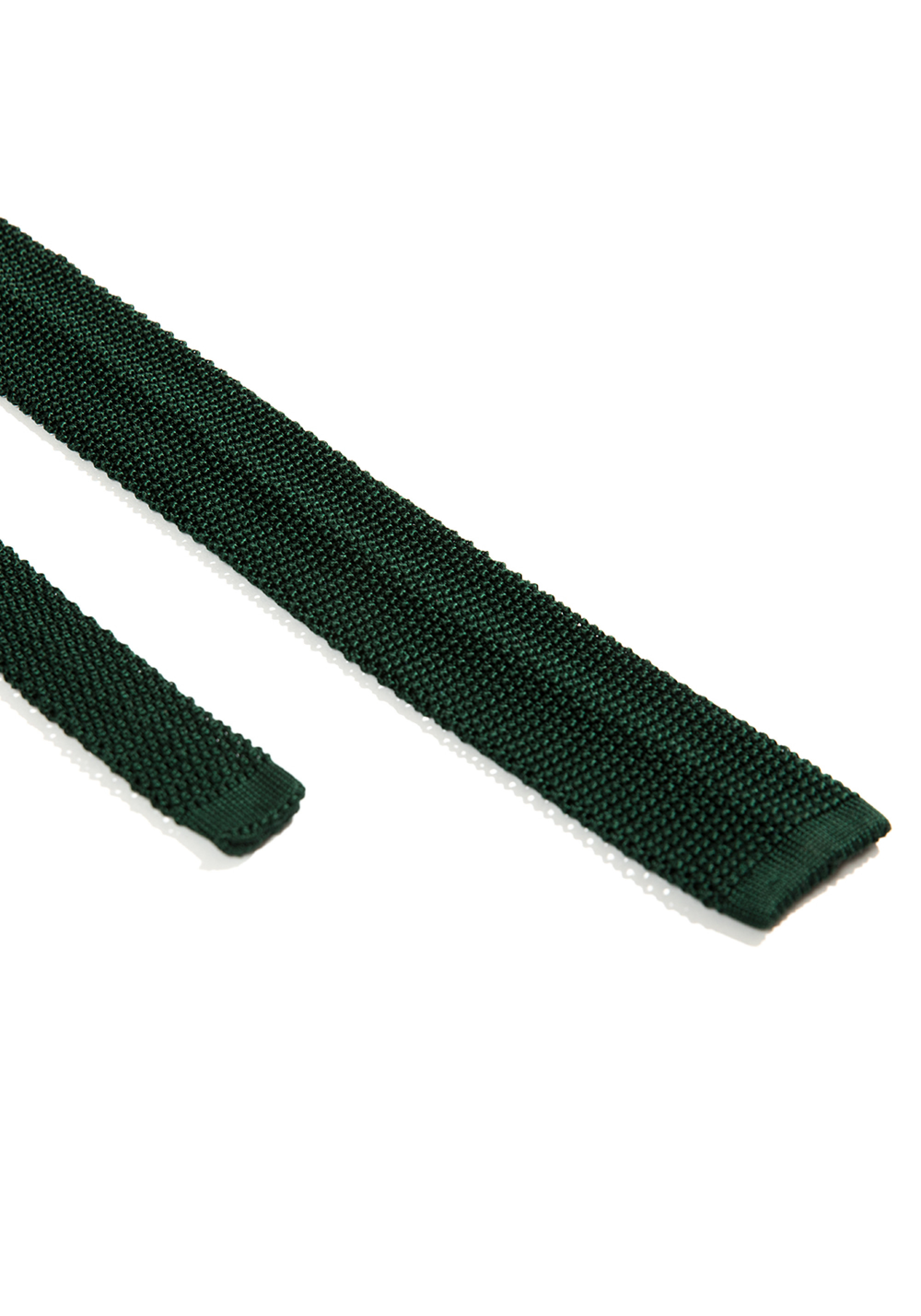 Cravata verde inchis impletita 