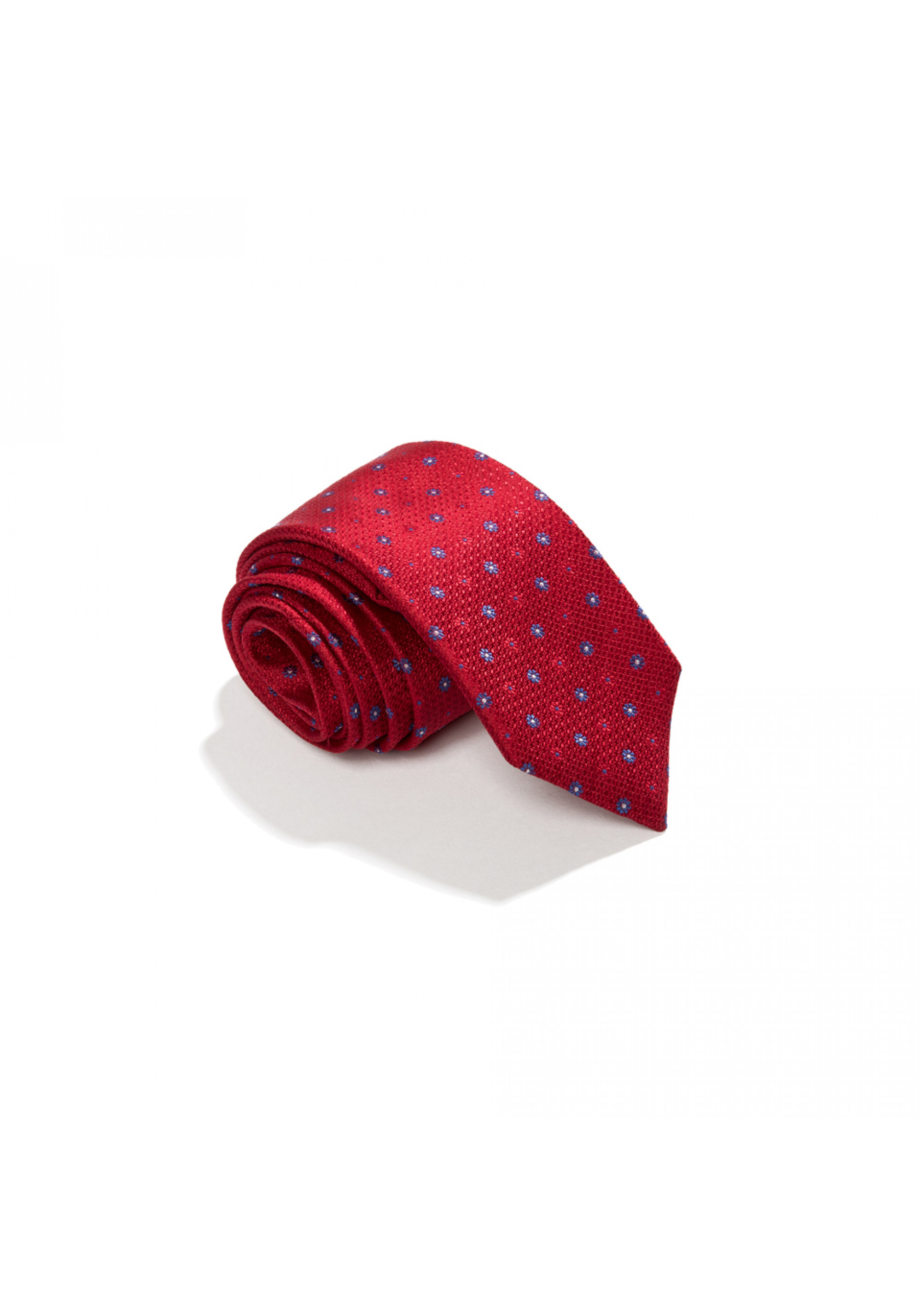 Cravata rosie albastrele