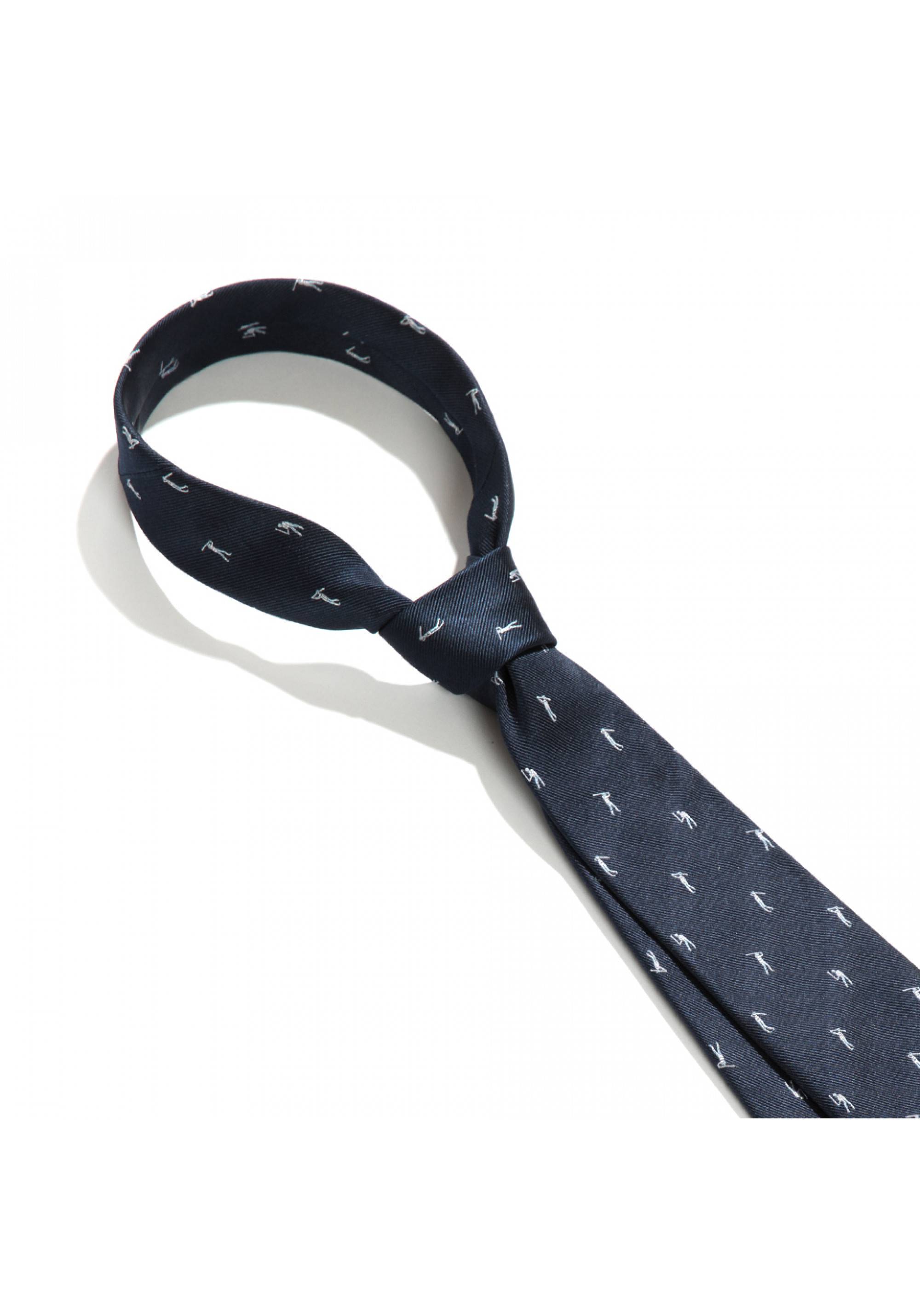 Cravata golf bleumarin