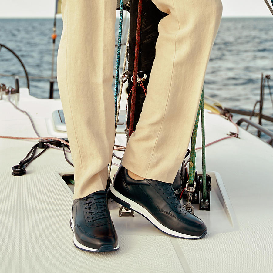 Pantofi sport Trainer Bannister Navy  