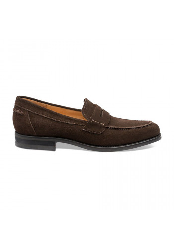 Pantofi Loafer 356 Dark Brown Suede 