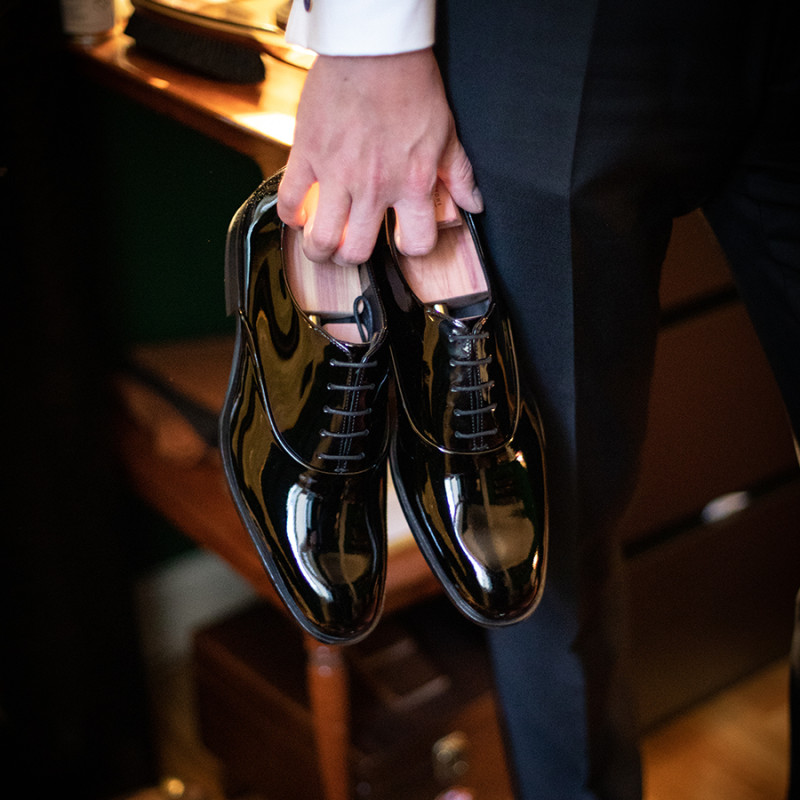 Pantofi Patent
