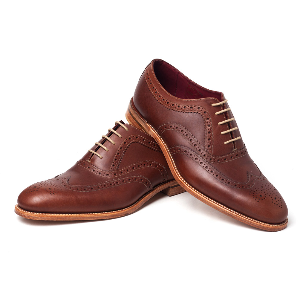 Fearnley Brown Oxford Loake Shoes Brown Leather SARTO bespoke
